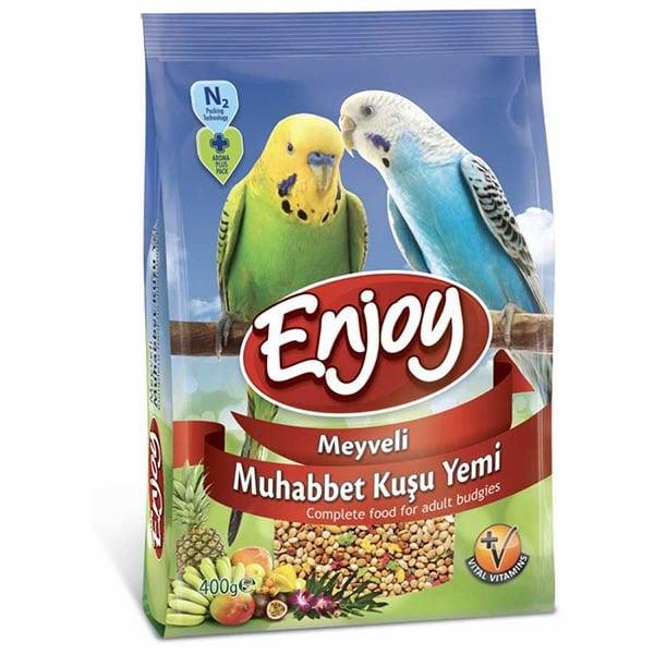 Enjoy Meyveli Muhabbet Kuşu Yemi 400 Gr