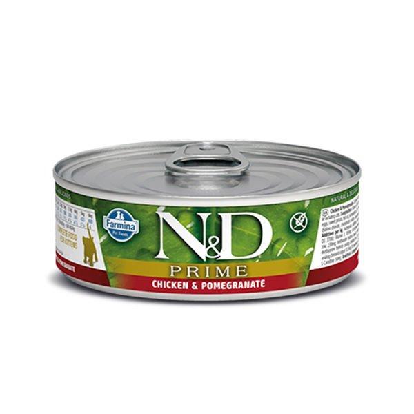 ND Prime Tavuk ve Narlı Yavru Konserve Kedi Maması 70 Gr