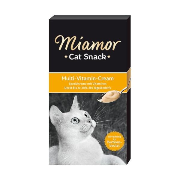 Miamor Cream Multivitamin Katkılı Sıvı Kedi Ödül Maması 6x15 Gr